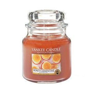Vonná svíčka Yankee Candle Klementinka s medem, doba hoření 65 - 90 hodin