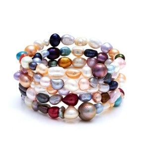 Barevný perlový náramek Kyoto Pearl Ciliata