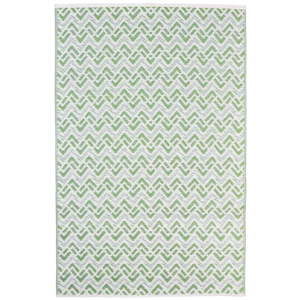 Světle zelený oboustranný koberec vhodný i do exteriéru Green Decore Indicus, 180 x 120 cm