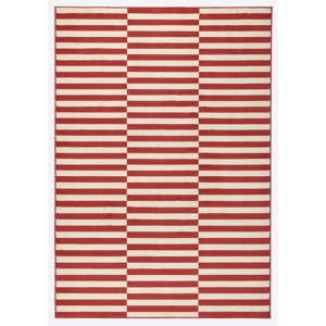 Červeno-bílý koberec Hanse Home Gloria Panel, 120 x 170 cm