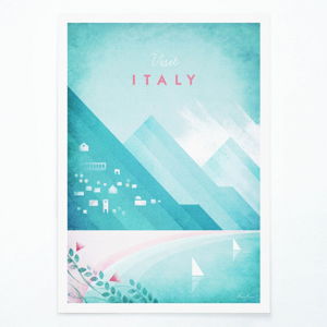 Plakát Travelposter Italy, A2