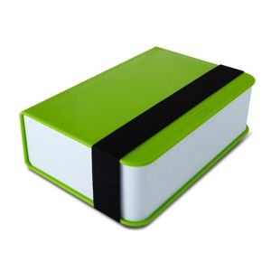Zelený svačinový box Black + Blum Book