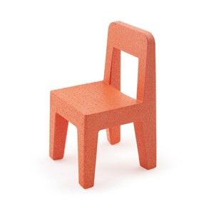 Dětská oranžová židle Magis Seggiolina Pop