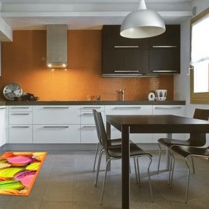 Vysoce odolný kuchyňský běhoun Floorita Macarons, 60 x 140 cm