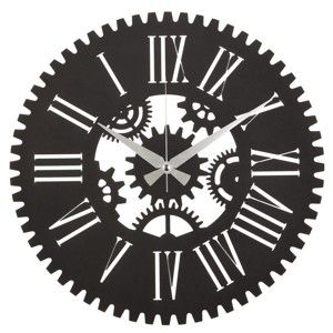 Kovové nástěnné hodiny Sibling, ø 50 cm