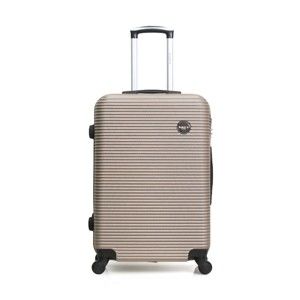 Béžový cestovní kufr na kolečkách BlueStar Porto, 64 l