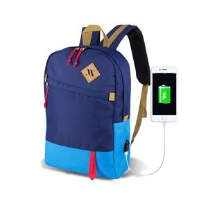 Modrý batoh s USB portem My Valice FREEDOM Smart Bag Mavi