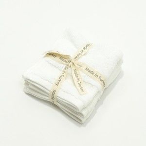 Bílý bavlněný ručník My Home Plus Guest, 33 x 33 cm