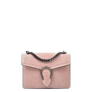 Pudrově růžová kožená kabelka Renata Corsi Ella