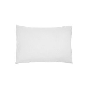 Bílý povlak na polštář z bavlněného perkálu L'Officiel Interiors, 50 x 70 cm