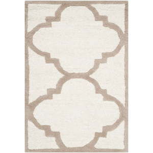 Vlněný koberec Safavieh Clark Cream, 91 x 60 cm