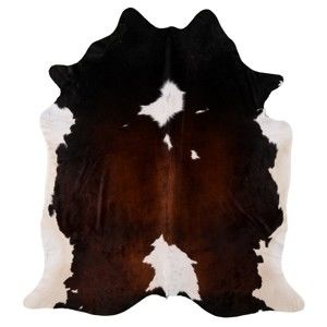 Pravá hovězí kůže Arctic Fur Tricolor, 214 x 200 cm