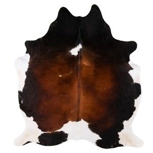 Pravá hovězí kůže Arctic Fur Tricolor, 200 x 193 cm