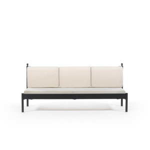 Béžová třímístná venkovní sedačka Mitas, 76 x 209 cm