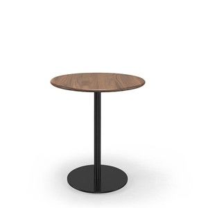 Kavárenský stolek s deskou z ořechového dřeva Wewood - Portuguese Joinery Bistrô, Ø 70 cm
