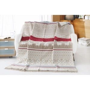 Bavlněná deka Aksu Bianna, 220 x 180 cm