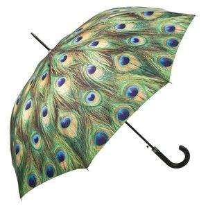 Zelený holový deštník Von Lilienfeld Peacock, ø 100 cm