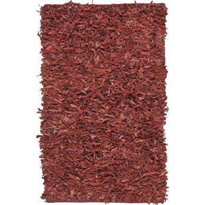 Kožený koberec Safavieh Avant Red, 182 x 121 cm