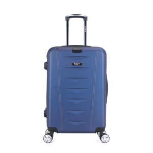 Modrý cestovní kufr na kolečkách Bluestar Durito, 64 l