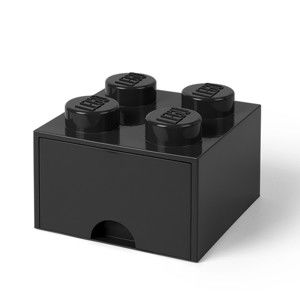 Černý úložný box čtverec LEGO®