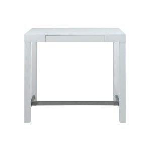 Bílý barový stolek se zásuvkou Actona Angela, délka 120 cm