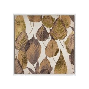 Nástěnný obraz SantiagoPons Brown Leaves, 104 x 104 cm