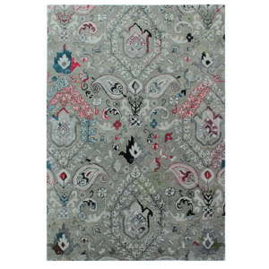 Šedý ručně tkaný koberec Flair Rugs Persian Fusion, 120 x 170 cm