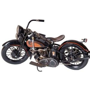 Dekorativní motorka Antic Line Black Moto