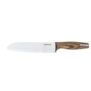 Keramický kuchyňský nůž Kasanova Santoku, délka ostří 18 cm