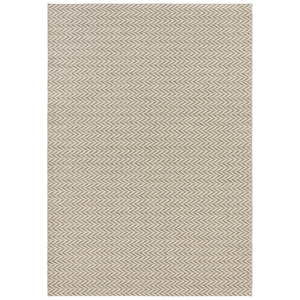 Krémový koberec vhodný i na ven Elle Decor Brave Caen, 200 x 290 cm