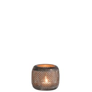 Kovový dekorativní svícen J-Line, ⌀ 11 cm