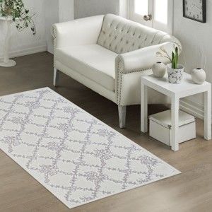 Béžový odolný bavlněný koberec Vitaus Scarlett, 60 x 90 cm