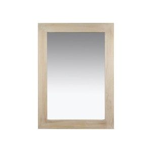 Nástěnné zrcadlo s rámem ze dřeva paulownia SantiagoPons Tina, 75 x 106 cm