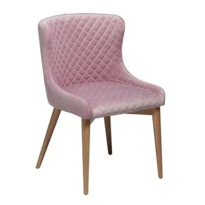 Pudrově růžová jídelní židle DAN-FORM Denmark Vetro