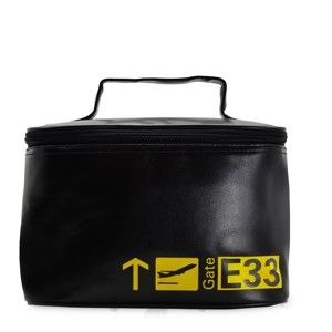 Cestovní kosmetická taška Vanity Black and Yellow