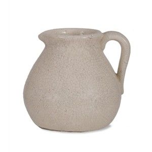 Bílá váza ve tvaru džbánu Garden Trading Ravello, 3,8 l