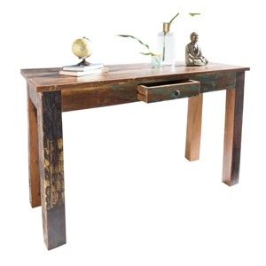 Konzolový stůl z recyklovaného mangového dřeva Skyport DELHI, 120 x 50 cm