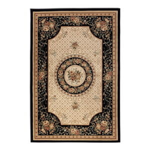 Černo-béžový koberec 160x235 cm Herat – Nouristan