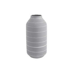 Světle šedá keramická váza PT LIVING Terra, ⌀ 15 cm