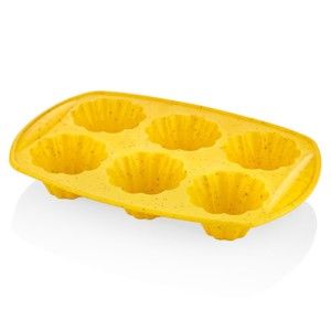 Žlutá silikonová forma na muffiny The Mia Maya