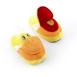 Dětské bačkory InnovaGoods Fluffy Slippers Duck, velikost S