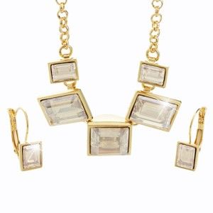 Set náhrdelníku a náušnic s krystaly Swarovski® Yasmine Agnete