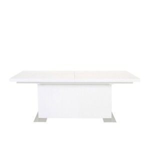 Bílý rozkládací jídelní stůl Actona Brick, délka 180 - 230 cm