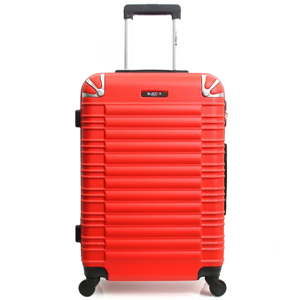 Červený cestovní kufr na kolečkách Bluestar Lima, 60 l