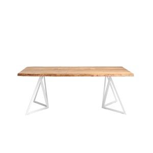 Jídelní stůl s deskou z dubového dřeva Custom Form Sherwood, 200 x 100 cm