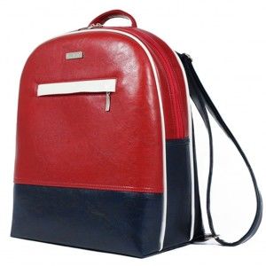 Červeno-černý batoh Dara bags Coco No.27