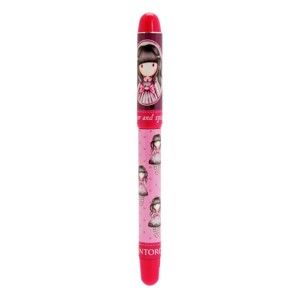 Růžové kuličkové pero s náplněmi Santoro London Sugar and Spice