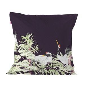 Bavlněný povlak na polštář Happy Friday Pillow Cover Cranes, 60 x 60 cm