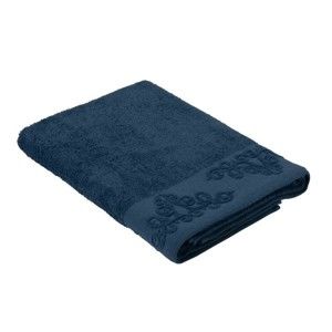 Modrý ručník z bavlny Bella Maison Damask, 30 x 50 cm