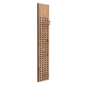 Nástěnný variabilní věšák z bambusu Moso We Do Wood Scoreboard, výška 100 cm